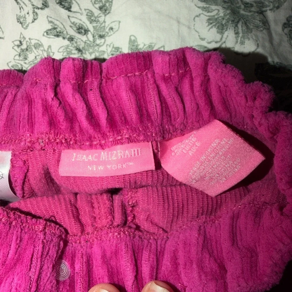 Isaac Mizrahi Fuchsia Corduroy Skirt